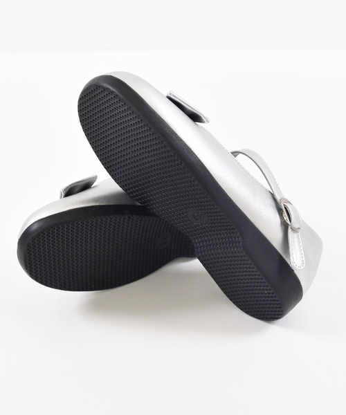 BeBe（ベベ）の「BeBe/ビジューバックルリボン付きストラップシューズ （17～20cm）（バレエシューズ・キッズ・ブラック/グレー・20/18/17/19）」の20枚目の写真