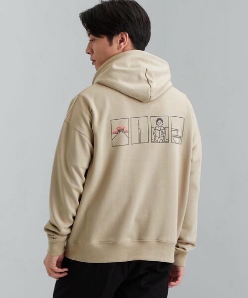 green label relaxing（グリーンレーベルリラクシング）の「松本セイジ SC ★ Seiji Matsumoto スウェット フーディー パーカー #（パーカー・メンズ・ライトピンク/ベージュ/ブラック/ホワイト・L/XS/S/M/XL）」の3枚目の写真