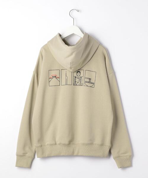 green label relaxing（グリーンレーベルリラクシング）の「松本セイジ SC ★ Seiji Matsumoto スウェット フーディー パーカー #（パーカー・メンズ・ライトピンク/ベージュ/ブラック/ホワイト・L/XS/S/M/XL）」の18枚目の写真