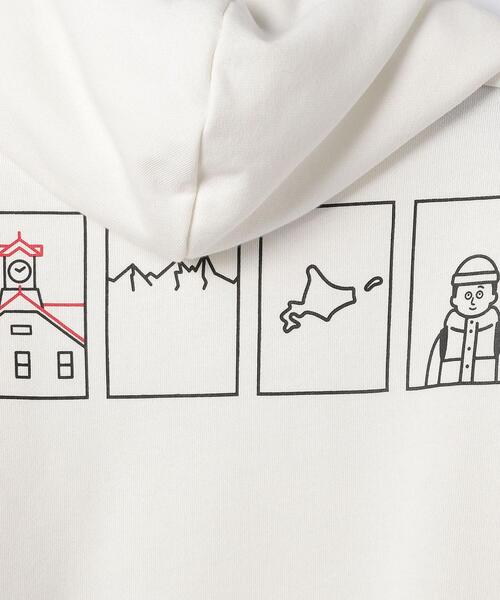 green label relaxing（グリーンレーベルリラクシング）の「松本セイジ SC ★ Seiji Matsumoto スウェット フーディー パーカー #（パーカー・メンズ・ライトピンク/ベージュ/ブラック/ホワイト・L/XS/S/M/XL）」の7枚目の写真