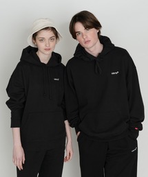 WEAR IN WEAR OUT スウェットフーディー MINERAL BLACK