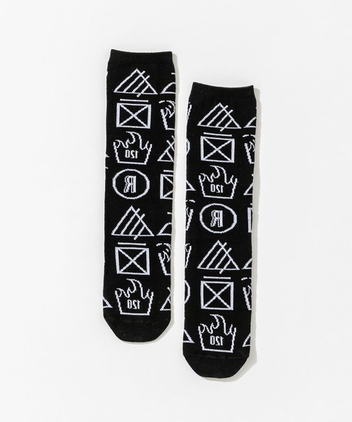 RASVOA（ラスボア）の「クオリティソックス（ソックス/靴下・レディース・オフホワイト/ブラック・FREE）」の2枚目の写真