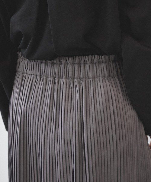 AZUL ENCANTO（アズールエンカント）の「キャンバスプリーツスカート（スカート・レディース・マルチ/オフホワイト/パープル/ライトブラック・FREE）」の20枚目の写真