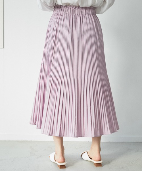 AZUL ENCANTO（アズールエンカント）の「キャンバスプリーツスカート（スカート・レディース・マルチ/オフホワイト/パープル/ライトブラック・FREE）」の22枚目の写真