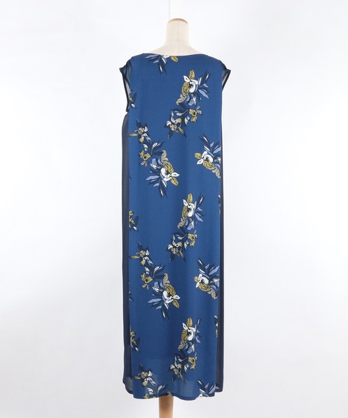 AULA AILA（アウラアイラ）の「ビッグフラワープリントドレス（ドレス・レディース・ホワイト/ブルー/グリーン・0）」の22枚目の写真