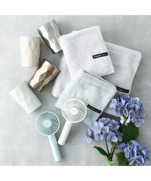 Francfranc（フランフラン）の「プレリエ フェイスタオル グレー（タオル・レディース・グレー・FREE）」の7枚目の写真