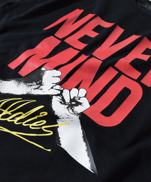 ALDIES(アールディーズ)の「Never Half Sleeve T / ネバーハーフスリーブT(Tシャツ/カットソー・メンズ・ホワイト/ブラック/グリーン・MEDIUM/LARGE/SMALL)」の4枚目の写真