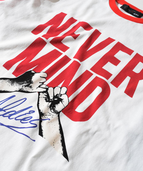 ALDIES(アールディーズ)の「Never Half Sleeve T / ネバーハーフスリーブT(Tシャツ/カットソー・メンズ・ホワイト/ブラック/グリーン・MEDIUM/LARGE/SMALL)」の11枚目の写真