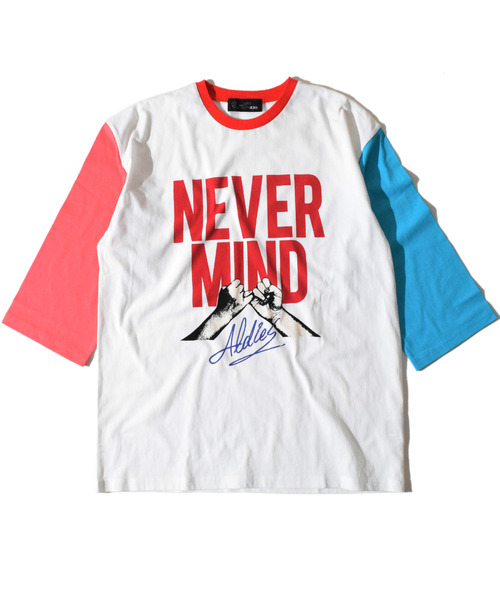 ALDIES(アールディーズ)の「Never Half Sleeve T / ネバーハーフスリーブT(Tシャツ/カットソー・メンズ・ホワイト/ブラック/グリーン・MEDIUM/LARGE/SMALL)」の6枚目の写真