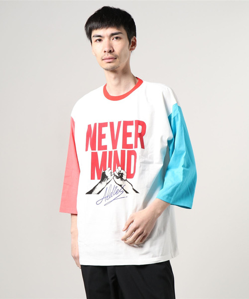ALDIES(アールディーズ)の「Never Half Sleeve T / ネバーハーフスリーブT(Tシャツ/カットソー・メンズ・ホワイト/ブラック/グリーン・MEDIUM/LARGE/SMALL)」の19枚目の写真
