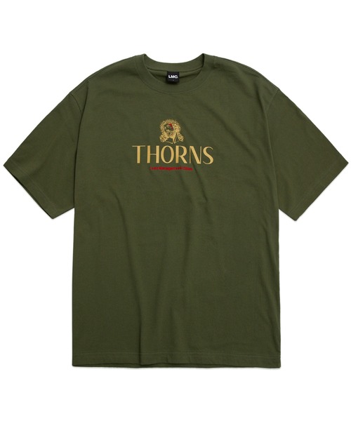 Tシャツ・カットソー LMC THORNS COLLAGE CNTRST ST SWEATSHIRT dark green 0LM23SSW1 LMC Thorns Collage CNTRST ST Sweatshirt Dark Green