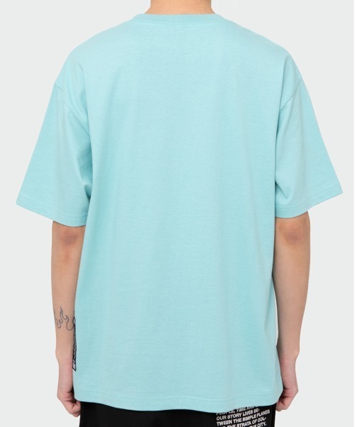 Tシャツ・カットソー LMC THORNS TIE DYE LAMB TEE teal 0LM23STS147TLL LMC