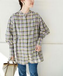 SHIPS | 【SHIPS別注】BENCH MARKING SHIRT:シアーボリュームシャツ(シャツ/ブラウス)