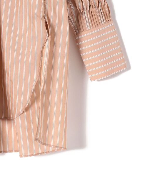 SHIPS(シップス)の「【SHIPS別注】BENCH MARKING SHIRT:シアーボリュームシャツ(シャツ/ブラウス・レディース・ラベンダー/ベージュ系その他・ONE SIZE)」の6枚目の写真
