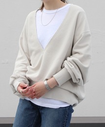 THE SHINZONE/シンゾーン　Vネックスウェットプルオーバー　V-NECK SWEAT PULLOVER