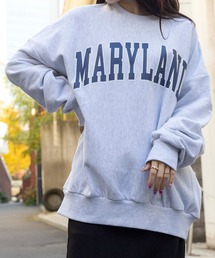 WEGO | WEGO/ビンテージ ヘビーウエイトカレッジビッグシルエットプルオーバー(スウェット)