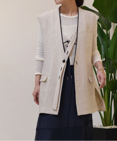 Eimee Law（エイミーロウ）の「パイピングデザインキャミビスチェ