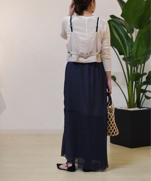 Eimee Law（エイミーロウ）の「パイピングデザインキャミビスチェ
