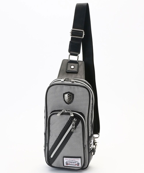 NICOLE CLUB FOR MEN(ニコルクラブフォーメン)の「Admiral(アドミラル)別注ボディバック(ボディバッグ/ウエストポーチ・メンズ・その他1/その他2/ネイビー/ホワイト/ブラック・FREE)」の9枚目の写真