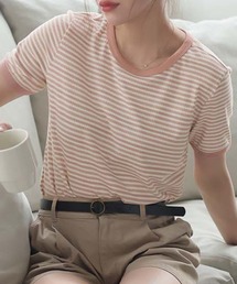 カラーボーダーTシャツ