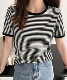 カラーボーダーTシャツ