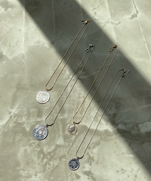 DouDou（ドゥドゥ）の「コインネックレス 大（ネックレス・レディース・シルバー/ゴールド・FREE）」の6枚目の写真