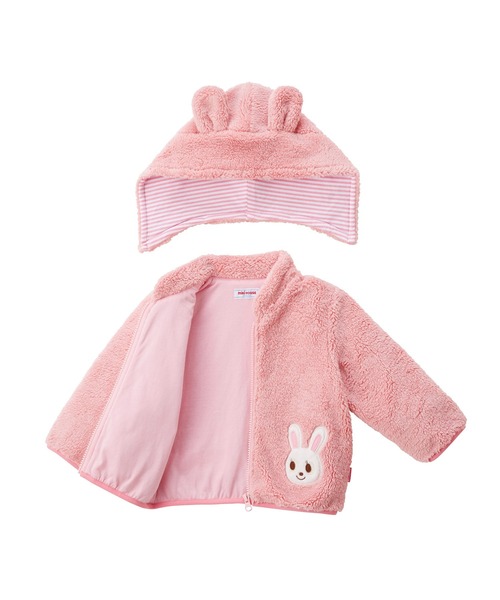MIKI HOUSE（ミキハウス）の「耳フード付きジャンパー（その他アウター・キッズ・マルチ/ピンク・90cm/100cm/80ｃｍ）」の19枚目の写真