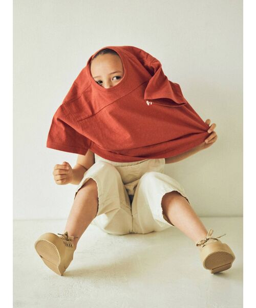 Ungrid（アングリッド）の「Kids バックナンバリングロゴTee（Tシャツ/カットソー・キッズ・オフホワイト/オレンジ/ブルー・100/120）」の20枚目の写真