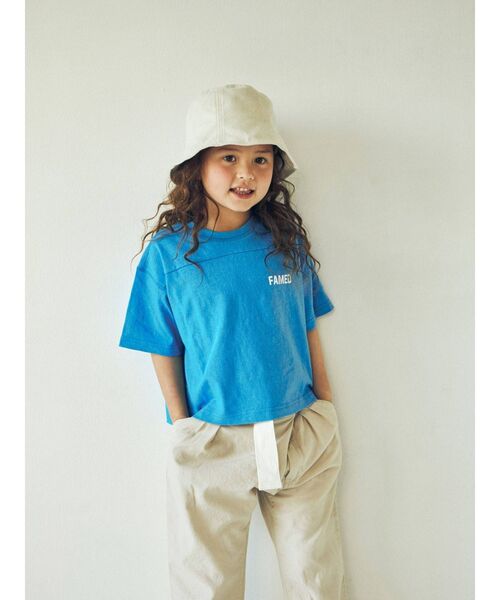Ungrid（アングリッド）の「Kids バックナンバリングロゴTee（Tシャツ/カットソー・キッズ・オフホワイト/オレンジ/ブルー・100/120）」の18枚目の写真
