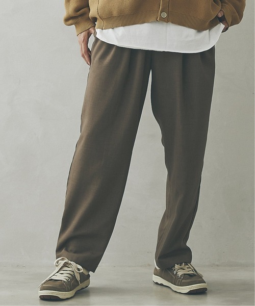 JOURNAL STANDARD relume（ジャーナルスタンダード　レリューム）の「CALIFORNIAシェフ 2タックパンツ（スラックス・メンズ・ブラック/ブラウン/グレー・SMALL/MEDIUM/LARGE）」の9枚目の写真