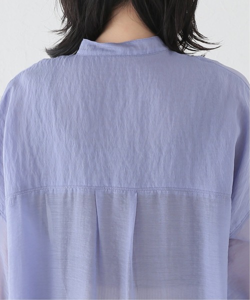 JOINT WORKS（ジョイントワークス）の「J-シアーブザムシャツワンピース（シャツワンピース・レディース・オレンジ/チャコールグレー/ダークパープル・FREE）」の14枚目の写真