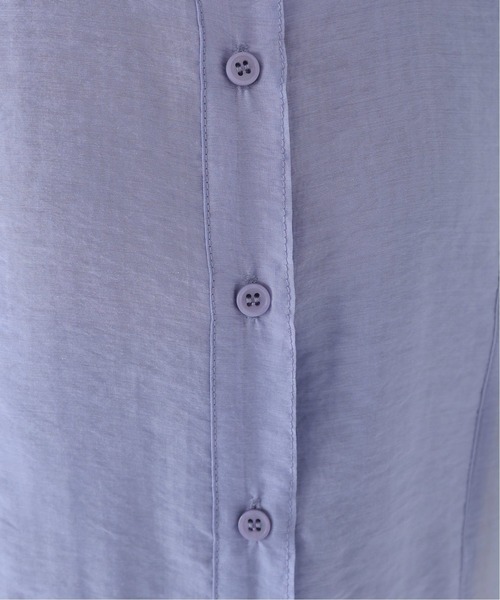 JOINT WORKS（ジョイントワークス）の「J-シアーブザムシャツワンピース（シャツワンピース・レディース・オレンジ/チャコールグレー/ダークパープル・FREE）」の18枚目の写真