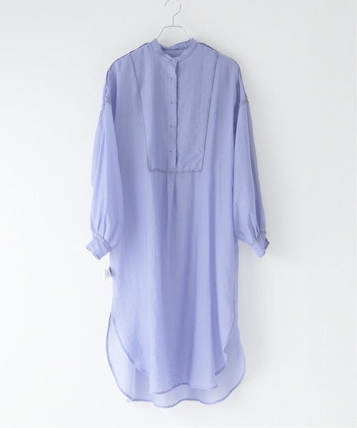 JOINT WORKS（ジョイントワークス）の「J-シアーブザムシャツワンピース（シャツワンピース・レディース・オレンジ/チャコールグレー/ダークパープル・FREE）」の21枚目の写真