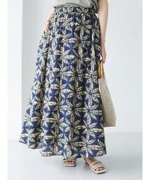 Green　Parks | Ｉインドプリントギャザースカート＊(スカート)