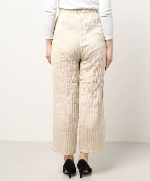 ehka sopo（エヘカソポ）の「ワッシャープリーツパンツ（その他パンツ・レディース・キナリ/グレー/ミント・ﾌﾘ-）」の5枚目の写真