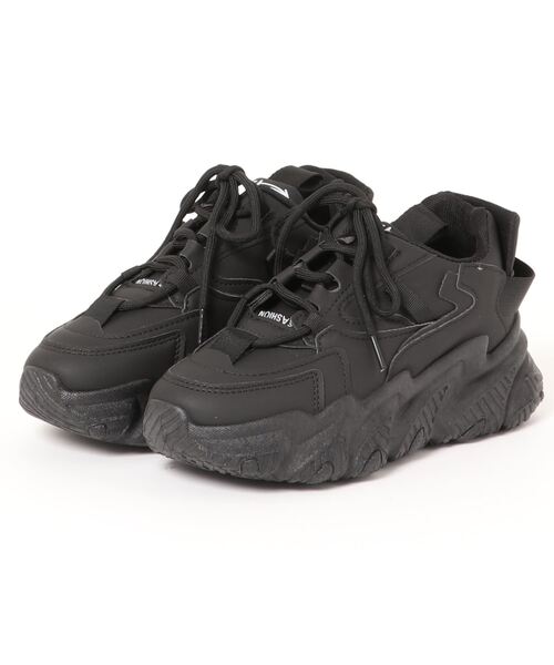 Shoes in Closet(シューズインクローゼット)の「軽量厚底 ボリュームソール レースアップスニーカー 07(スニーカー・レディース・ベージュ/ホワイト/ブラック・M/L/S/LL/3L/XS)」の20枚目の写真