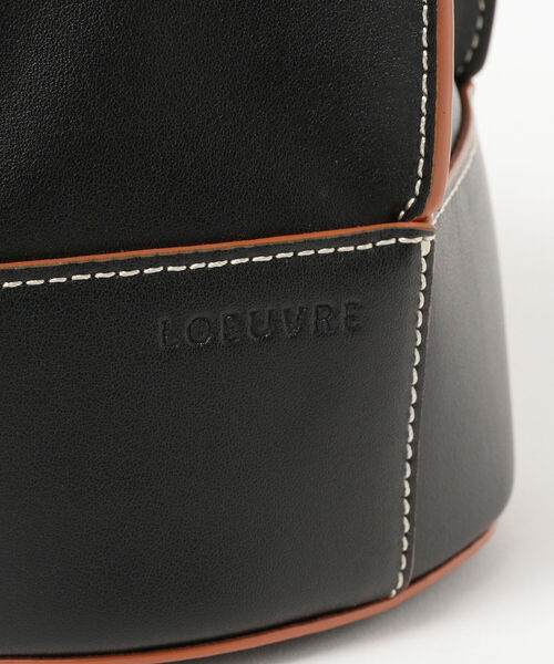 Demi-Luxe BEAMS（デミルクス ビームス）の「LOEUVRE / 別注 レザー 2WAY バケツバッグ（ショルダーバッグ・レディース・ブラック・ONE SIZE）」の10枚目の写真