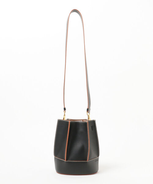 Demi-Luxe BEAMS（デミルクス ビームス）の「LOEUVRE / 別注 レザー 2WAY バケツバッグ（ショルダーバッグ・レディース・ブラック・ONE SIZE）」の12枚目の写真