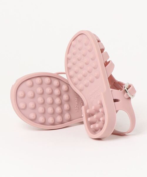 aimoha（アイモハ）の「編み風 編みメッシュネックベルトフラットサンダル（サンダル・キッズ・ブラウン/グリーン/ネイビー/ピンク・14/15 /18/17/16/19）」の11枚目の写真