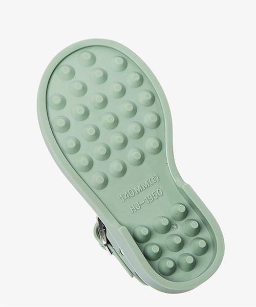 aimoha（アイモハ）の「編み風 編みメッシュネックベルトフラットサンダル（サンダル・キッズ・ブラウン/グリーン/ネイビー/ピンク・14/15 /18/17/16/19）」の6枚目の写真