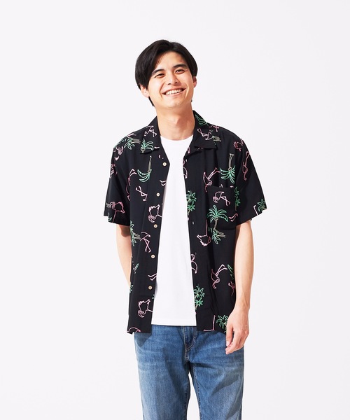 LB/S （エルビーエス）の「接触冷感 レーヨン総柄プリント　オープンカラー（開襟）　シャツ（シャツ/ブラウス・メンズ・その他2/その他7/その他3/その他6/その他1/その他5/その他4・X-LARGE/XX-LARGE/MEDIUM/LARGE）」の7枚目の写真