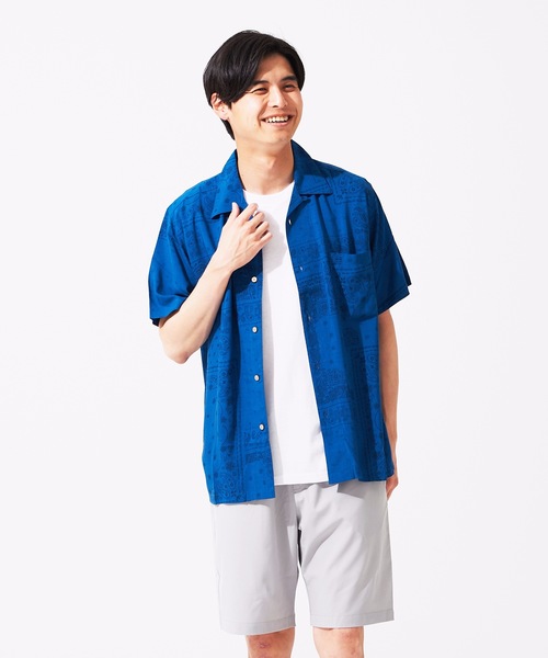 LB/S （エルビーエス）の「接触冷感 レーヨン総柄プリント　オープンカラー（開襟）　シャツ（シャツ/ブラウス・メンズ・その他2/その他7/その他3/その他6/その他1/その他5/その他4・X-LARGE/XX-LARGE/MEDIUM/LARGE）」の22枚目の写真