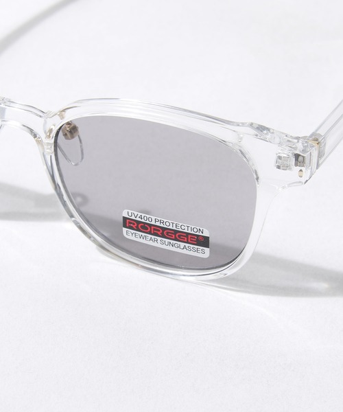 ZIP FIVE（ジップファイブ）の「【ZIP FIVE】クリアフレームサングラス（サングラス・メンズ・ブラック/ベージュ/ブラウン/クリア・FREE）」の6枚目の写真