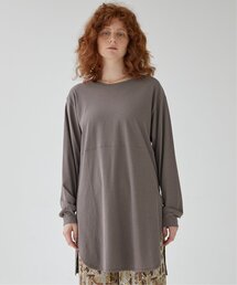 ロングシャツテールプルオーバー