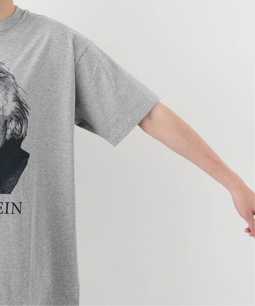 EDIFICE(エディフィス)の「【EINSTEIN / アインシュタイン】 signeture Tシャツ(Tシャツ/カットソー・メンズ・ホワイト/ライトグレー・MEDIUM/LARGE)」の9枚目の写真