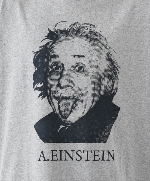 EDIFICE(エディフィス)の「【EINSTEIN / アインシュタイン】 signeture Tシャツ(Tシャツ/カットソー・メンズ・ホワイト/ライトグレー・MEDIUM/LARGE)」の11枚目の写真