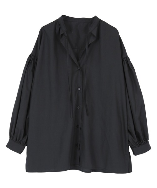 titivate(ティティベイト)の「ボリュームスリーブカフタンシャツブラウス(シャツ/ブラウス・レディース・ピンク/ベージュ/ブラック/ブルー・M/S)」の2枚目の写真