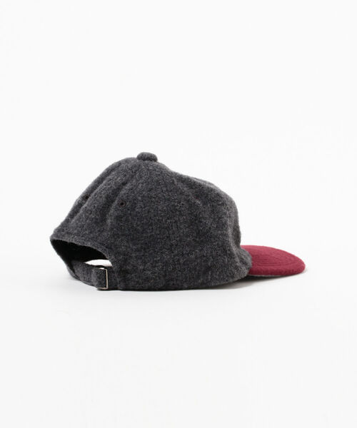 BEAMS（ビームス）の「BEAMS / ウール 2トーン 6パネル キャップ（ハット・メンズ・グリーン/チャコールグレー/ブルー・ONE SIZE）」の5枚目の写真