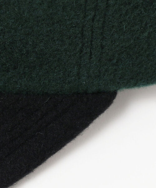 BEAMS（ビームス）の「BEAMS / ウール 2トーン 6パネル キャップ（ハット・メンズ・グリーン/チャコールグレー/ブルー・ONE SIZE）」の9枚目の写真