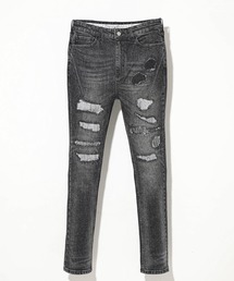 STUDIOUS SELECT | 【NUMBER(N)INE】別注クラッシュスキニーデニムパンツ(デニムパンツ)